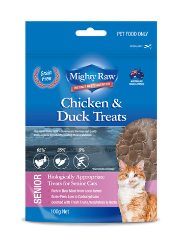 Mighty Raw Senior Cat Treats 100gm