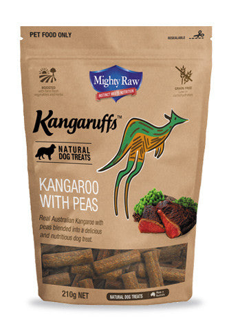 MR Kangaruffs - Kangaroo with Peas Dog Treats 210g