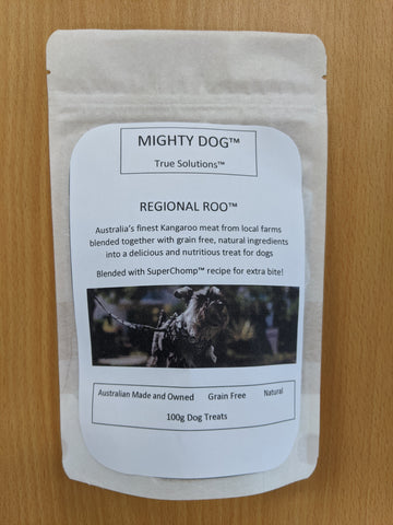 Mighty Dog™ True Solutions™ Regional Roo™ Dog Treats 100g